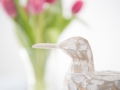 vase flowers and duck decor